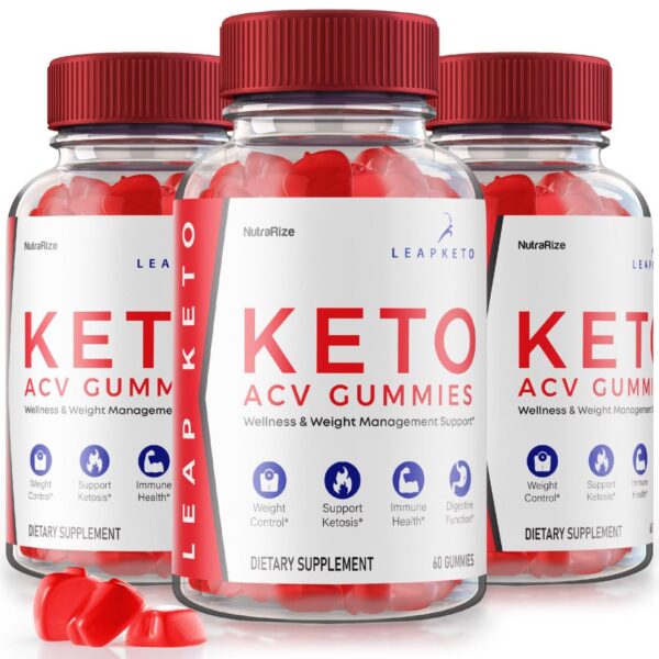 Version 1.0.0 Paquete 3 gomitas Leap Keto ACV 180 piezas
