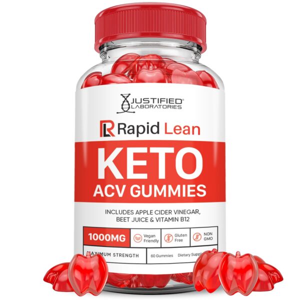 Rapid Lean Keto ACV gomitas suplemento vegano 60 unidades