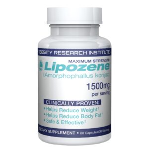 Frasco de Lipozene pastillas dietéticas