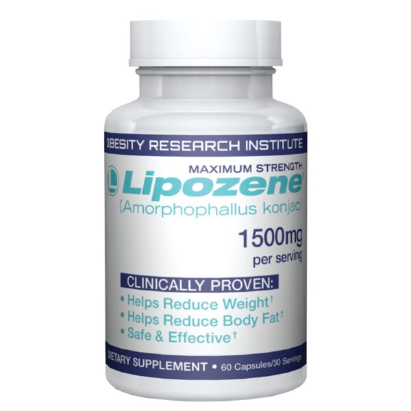 Frasco de Lipozene pastillas dietéticas