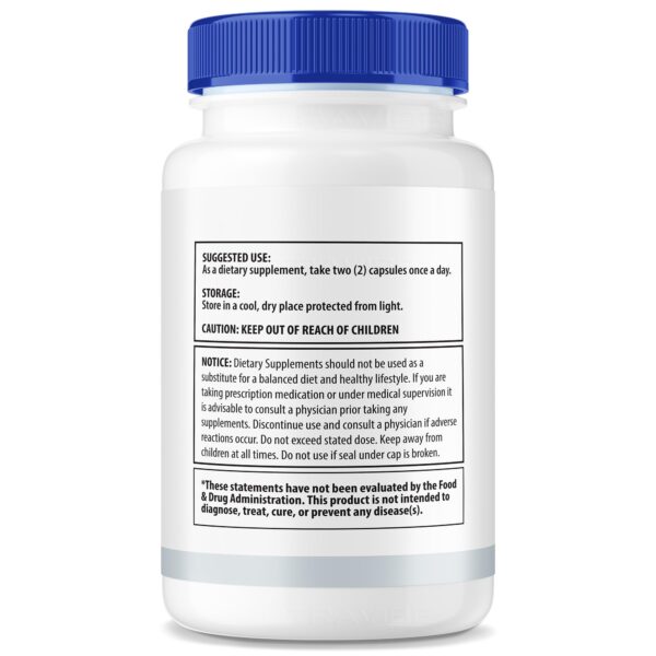 Etiqueta y logotipo NutraVibe en la botella