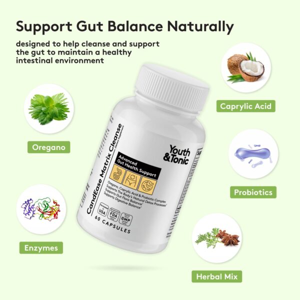 Suplemento CandEase para limpieza y desintoxicación natural