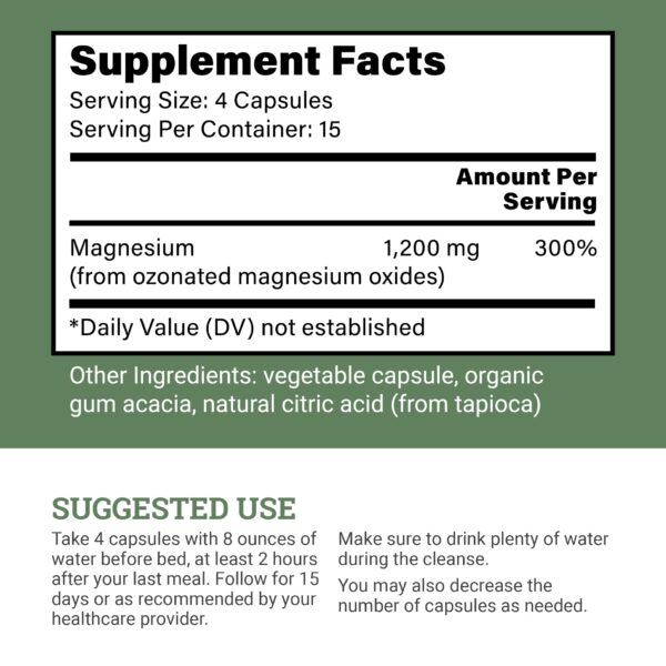 Limpieza natural intestinos sin calambres 60 capsulas