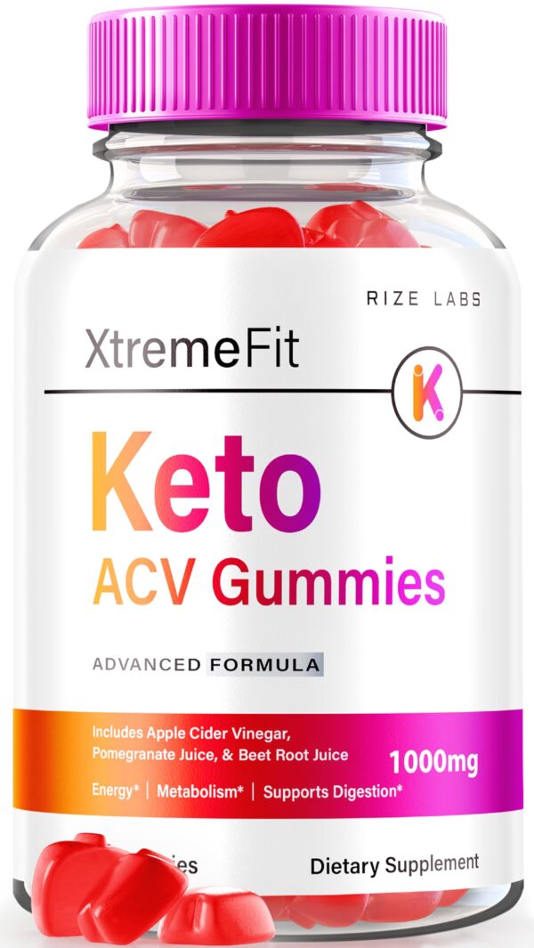 Gomitas Xtremefit Keto ACV para pérdida de peso 60 unidades