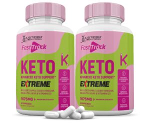 Pastillas Fast Track Keto ACV Extreme 1675MG paquete doble