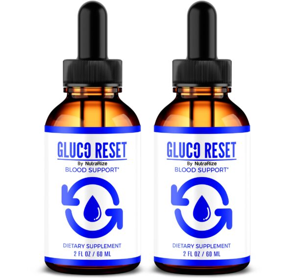 Botellas gotas Gluco Reset suplemento salud natural