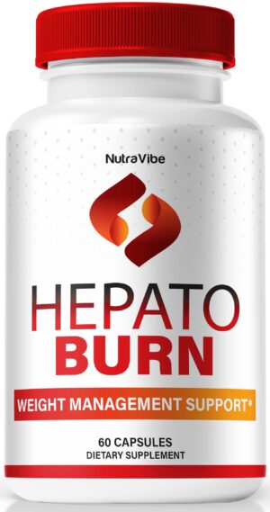 NutraVibe HepatoBurn cápsulas para salud hepática