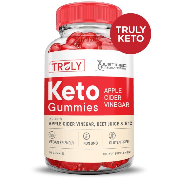 Gomas Keto veganas Truly ACV con base de pectina y sin gelatina