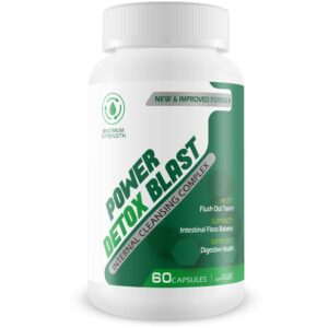 frasco power detox blast limpieza interna desintoxicación colon