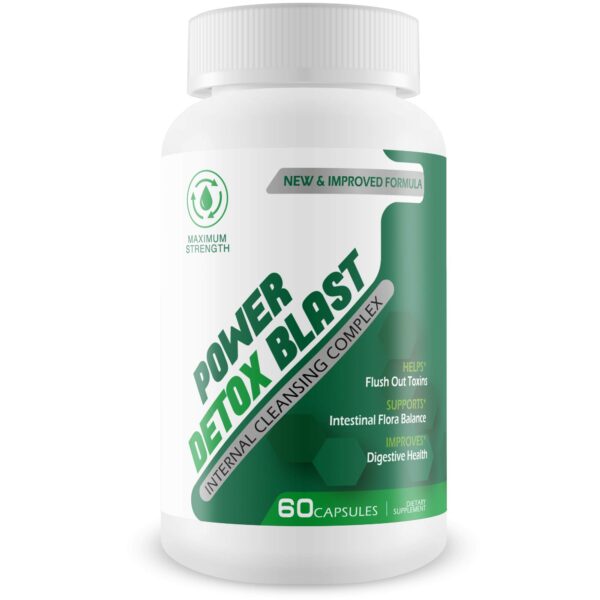 frasco power detox blast limpieza interna desintoxicación colon