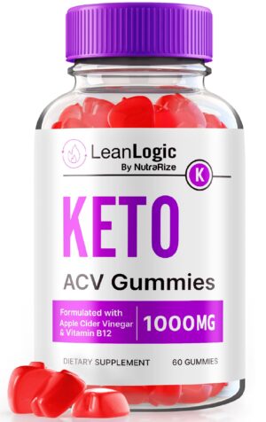 Version 1.0.0 Gomitas Lean Logic Keto ACV paquete frontal