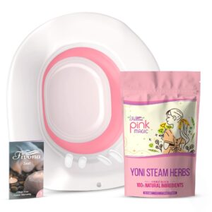 Kit Fivona Yoni Steam asiento expandible y hierbas rosas