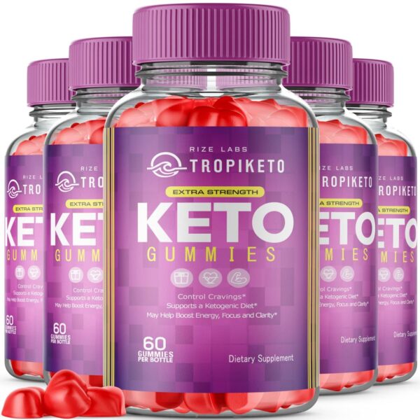 Gomitas keto TropiKeto ACV para pérdida de peso y energía