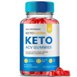 Gomitas keto fusion acv vinagre de sidra de manzana natural 60 unidades