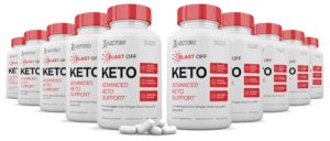 Pastillas Blast Off Keto ACV 1275MG apoyo cetosis cuerpo saludable