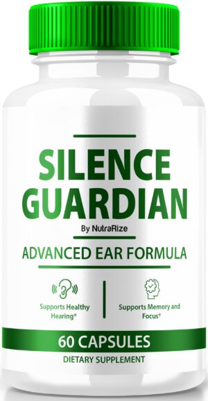 Botella cápsulas Silence Guardian soporte auditivo natural