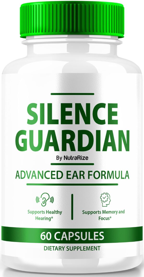 Botella cápsulas Silence Guardian soporte auditivo natural