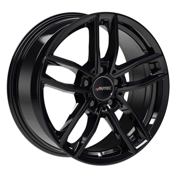 Llanta Autec MERCADOR 7.5x17 detalle lado Schwarz