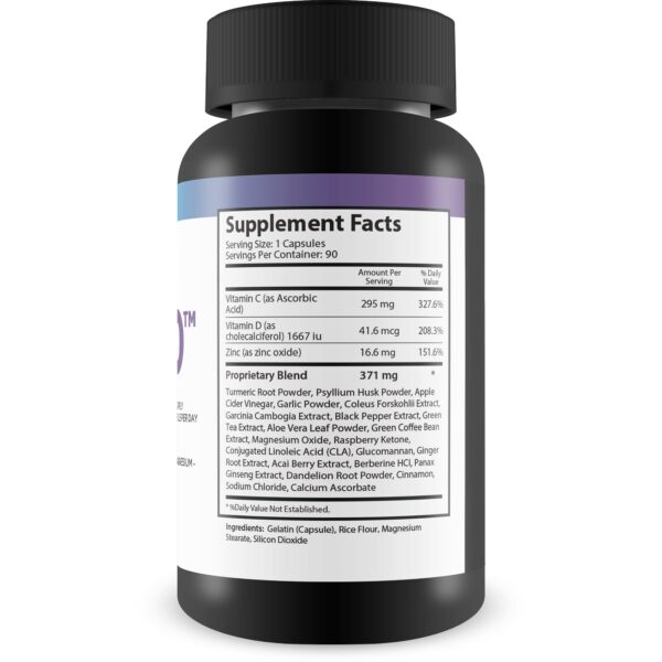 Etiqueta botella True You Health 3X Keto limpieza detox fórmula avanzada