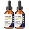 Paquete con 2 frascos de gotas líquidas GlicoShield para circulación
