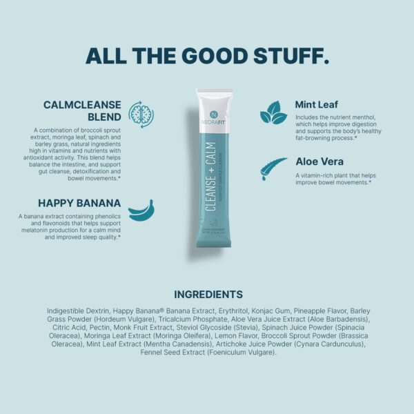 Polvo de limpieza NEORA NeoraFit para bienestar nocturno