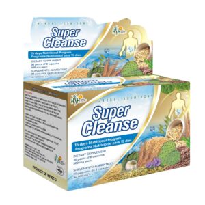 Super Cleanse Herbal Solutions suplemento desintoxicacion digestiva