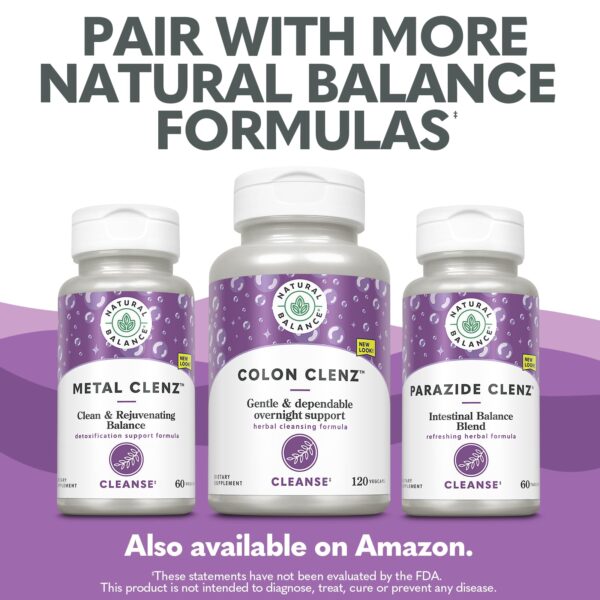 Paquete Natural Balance Colon Clenz limpieza colon y detox
