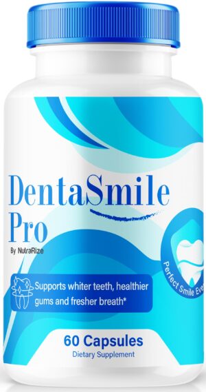 Botella NutraRize Denta Smile Pro cápsulas para salud oral