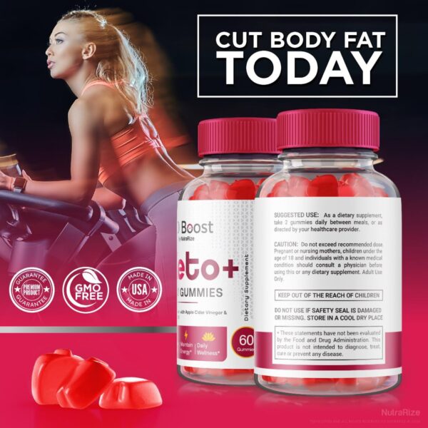 X10 Boost Keto ACV paquete promocional de 5 frascos