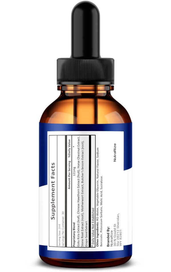 Detalle etiqueta Gluco Recover gotas para salud integral