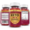 Closeup gomitas Great Results Keto ACV con jugo de remolacha