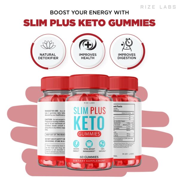 Detalle gomita Slim Plus Keto ACV sabor y textura