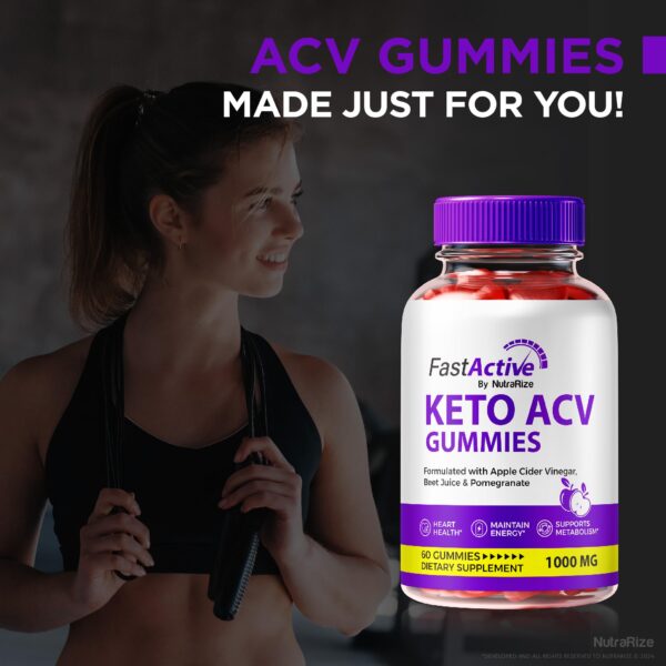 Frascos Fast Active Keto ACV gomitas naturales