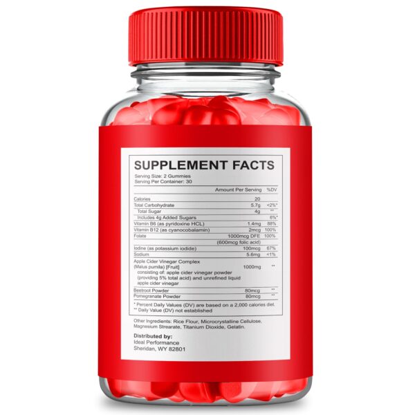 Etiqueta gomitas NGN Keto ACV máxima potencia 1000mg