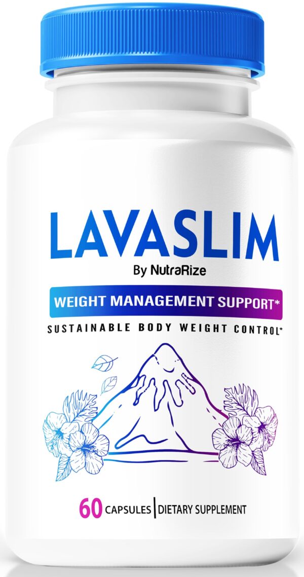 Paquete frontal LavaSlim cápsulas suplemento pérdida peso