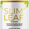 Frasco cápsulas keto Slim Leaf para energía diaria y detox