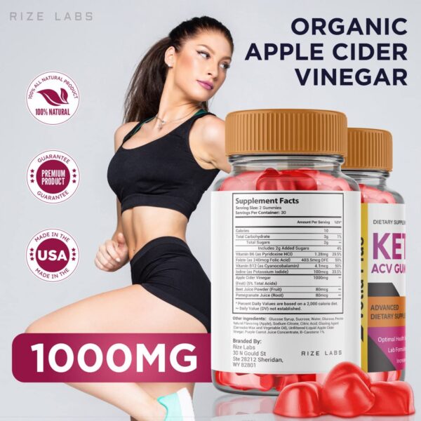 Suplemento natural Svetia Plus Keto con vinagre de manzana