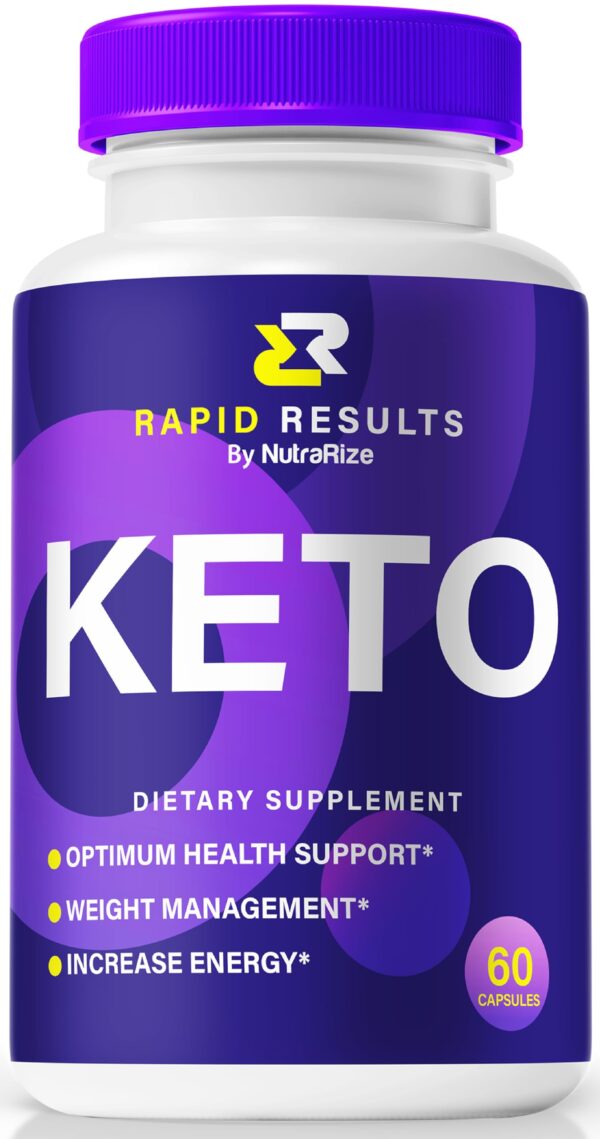 Frasco cápsulas Rapid Results Keto fórmula avanzada
