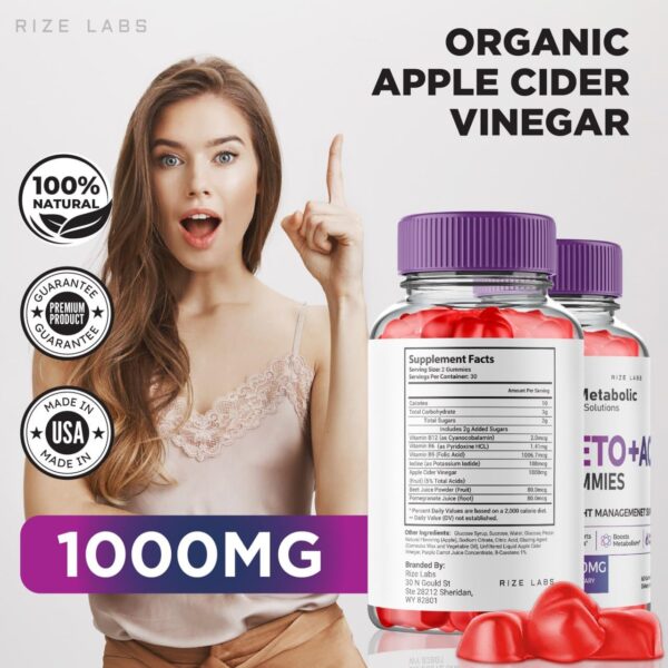 Gomitas Metabolic Solutions Keto ACV apoyo cetogénico práctica