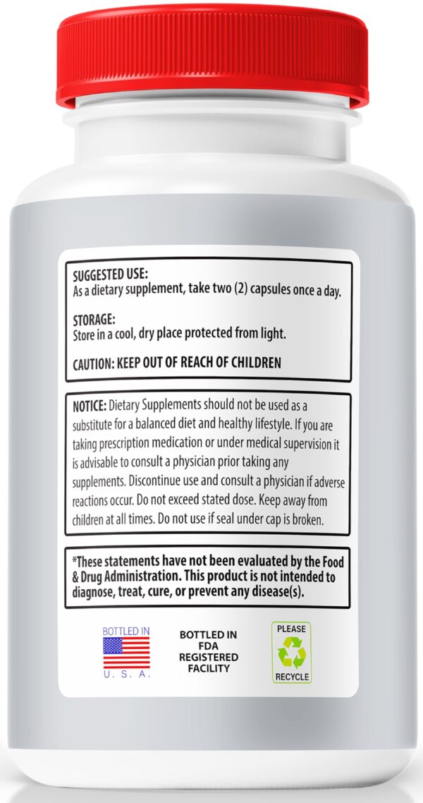Version 1.0.0 Envase NutraVibe Blood Stabilizer vista lateral