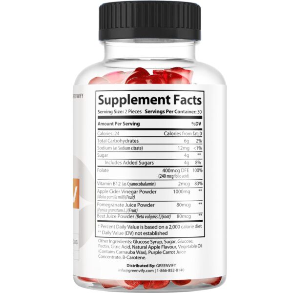 Frasco Good Keto gomitas ACV vinagre sidra manzana