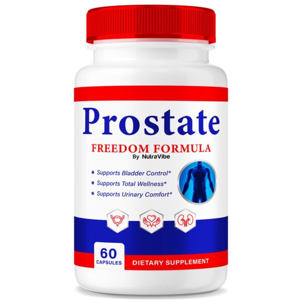 NutraVibe Prostate Freedom suplemento próstata saludable 60 cápsulas