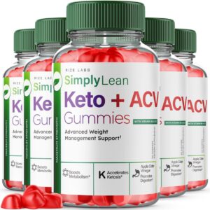 Paquete gomitas Simply Lean Keto y ACV para adelgazar
