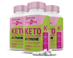 fast track keto acv extreme pastillas 3 pack frasco