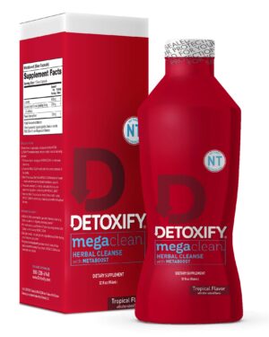 Detoxify Mega Clean NT bebida herbal tropical 32 oz detox corporal
