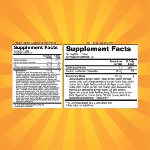 Estuche para tabletas Nature's Secret Ultimate Cleanse