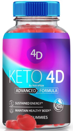 Paquete NutraRize Keto 4D Gominolas para perder peso 60 unidades