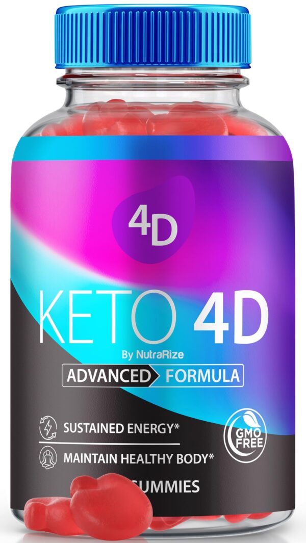 Paquete NutraRize Keto 4D Gominolas para perder peso 60 unidades