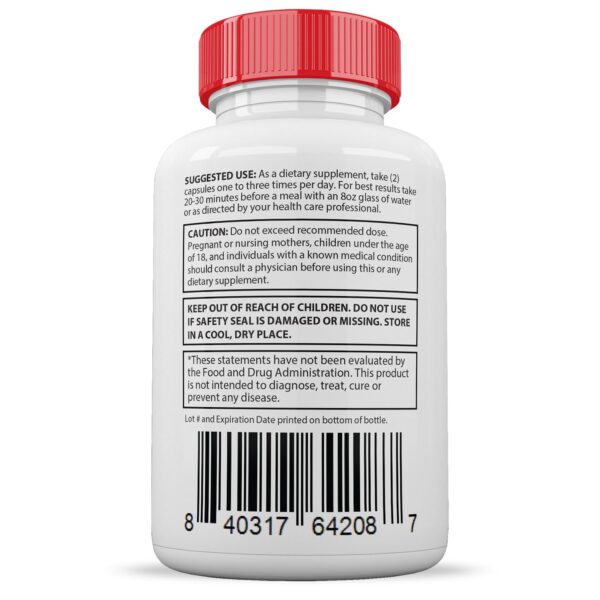 Suplemento cápsulas cetosis vinagre manzana y antioxidantes