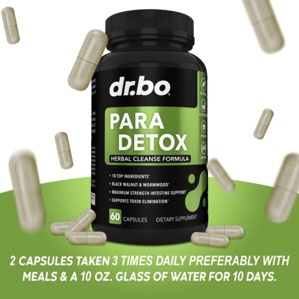 suplemento DR. BO detox natural para salud intestinal y estómago